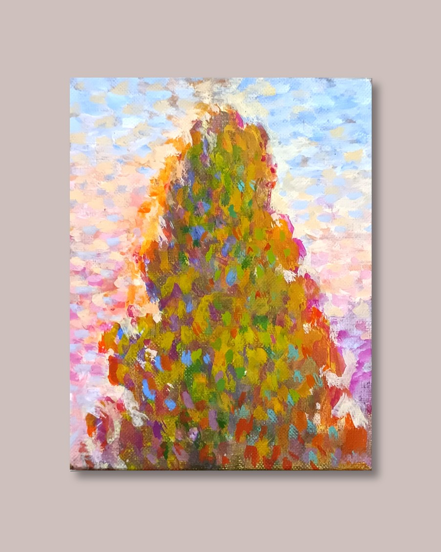 幻想の木 F4サイズ 幻想的な雰囲気が印象的 原画 一点物です。アクリル